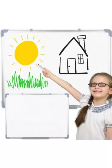 LeanToys Tablica magnetyczna do zawieszenia 45x60cm bia�a