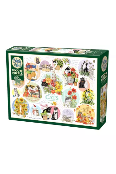 Puzzle 1000 el. Kocie my�li Cobble Hill - Mary  Lake-Thompson