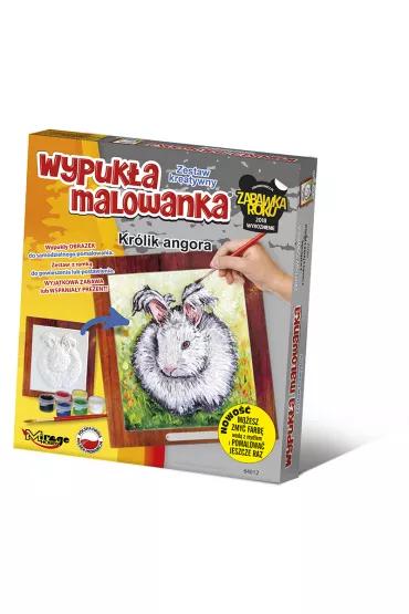 Wypuk�a malowanka Futrzak - Kr�lik angora Mirage Hobby