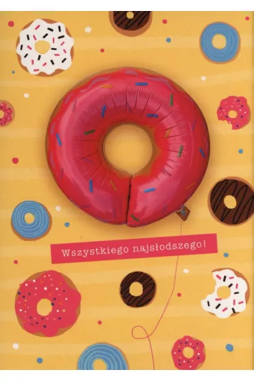 Pan Dragon Karnet Balloon 17 Donut