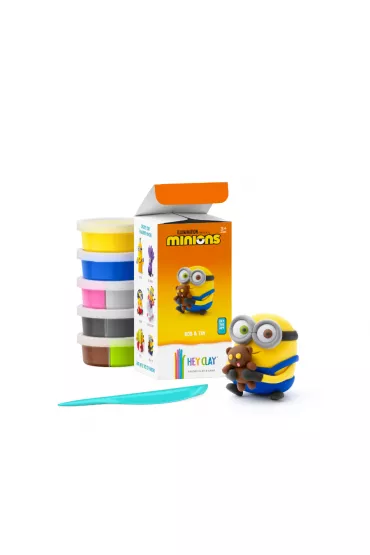 Hey Clay - Figurki Minionki Bob i Tim + akcesoria Tm Toys