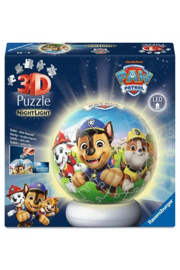 Puzzle 3D NightLight Paw Patrol Ravensburger