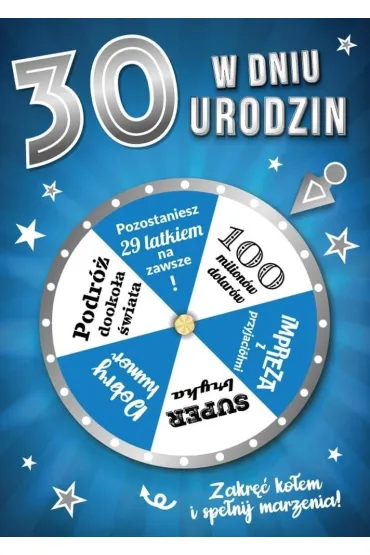 Armin Style Karnet Urodziny 30