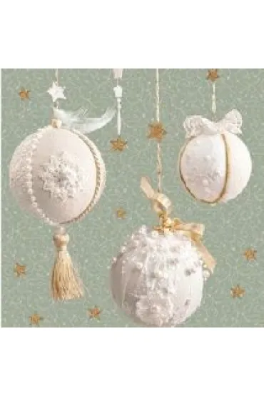 Serwetki Lunch Daisy BN - Charming Baubles on Sage SDGW019001