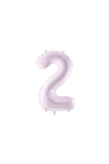 PartyDeco Balon foliowy 2 fioletowy 72cm