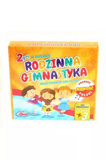 Gra Rodzinna Gimnastyka/Kolorkowo GABI 4474