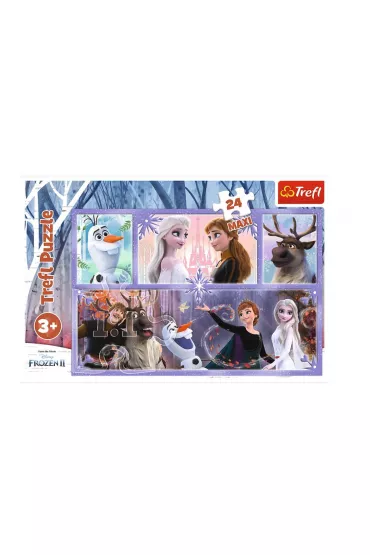Puzzle maxi 24 el. wiat peen magii Frozen 2 Trefl