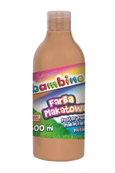 St. Majewski Farba plakatowa w butelce Bambino cielista 500ml