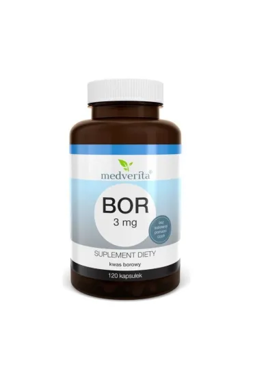 Medverita Bor 3 mg Suplement diety 120 kaps.