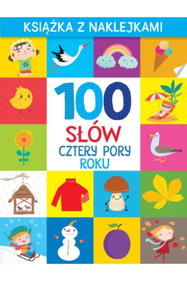 100 s��w. Cztery pory roku. Ksi��ka z naklejkami