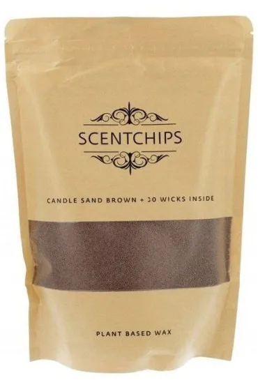 ScentChips �wieca sypana 500gr wosk per�owy br�zowy