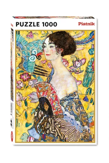 Puzzle 1000 el. Klimt, Dama z Wachlarzem Piatnik