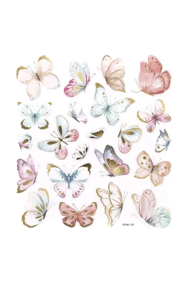 Dalprint Naklejki boho butterflies 22 szt.