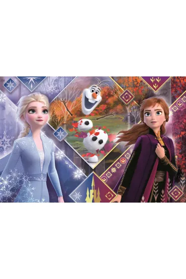 Puzzle 104 el. Maxi SuperColor. Frozen 2 Clementoni