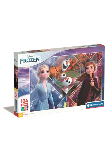 Puzzle 104 el. Maxi SuperColor. Frozen 2 Clementoni