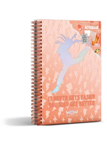 WoW Generation Notatnik A5 Tancerka Balerina zapachowy z naklejkami WOW00145