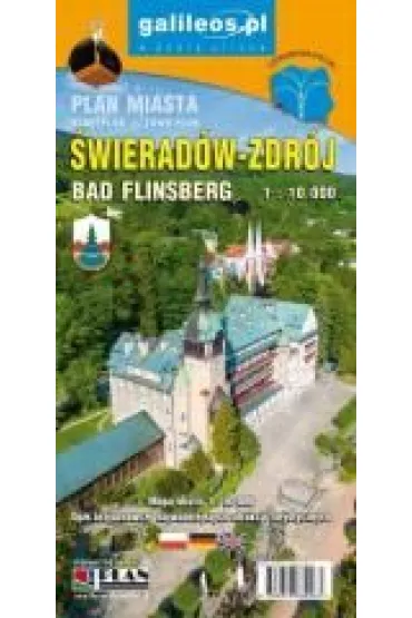 Plan miasta - �wierad�w-Zdr�j 1:10 000