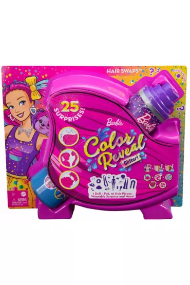 Barbie Color Reveal lalka + akcesoria HBG39 Mattel