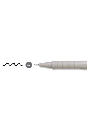 Faber-Castell Cienkopis Ecco Pigment czarny 0.7mm