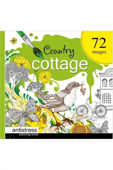 Kolorowanka antystresowa 200x200 Country cottag TW