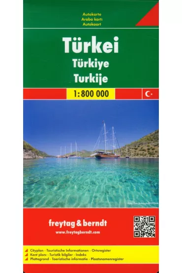 Turcja mapa 1:800 000