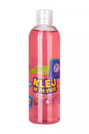 Astra Klej w p�ynie transparentny r�owy 250 ml