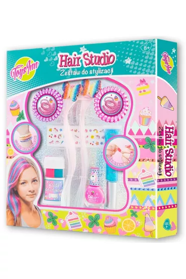 Zestaw hair studio z pasemkami ToysInn STN 6536 Stnux