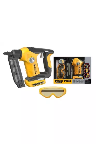 Zestaw pistolet na gwo�dzie + gogle ochronne Artyk