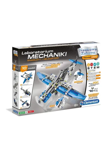Laboratorium mechaniki. Samoloty i helikoptery Clementoni