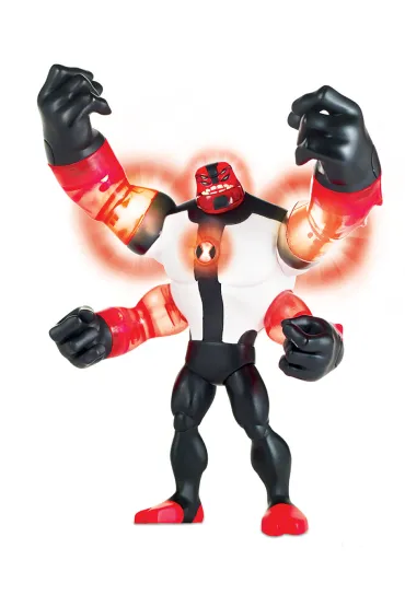 Ben 10: Figurka Deluxe 15 cm z �wiat�em i d�wi�kiem Czteror�ki*Csupakez