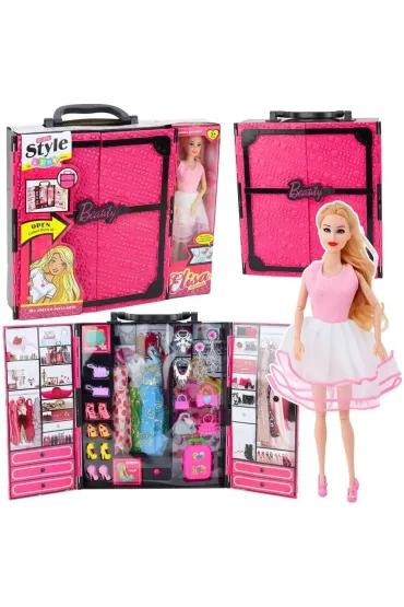 Szafa dla lalek rozk�adana garderoba LeanToys