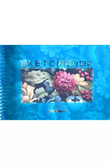 Fresh Szkicownik A5/40K ko�o g�adki Kwiaty