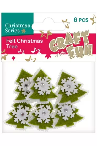 Craft with Fun Ozdoba Choinka filc