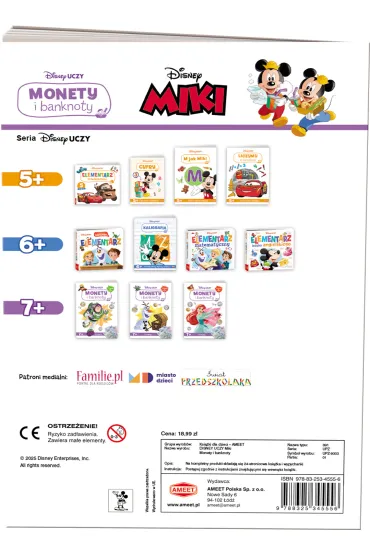 Disney uczy. Miki. Monety i banknoty