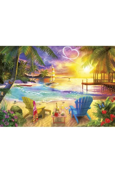 Puzzle 1000 el. Kocham pla�� Educa