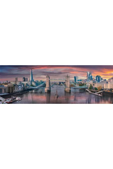 Puzzle 1000 el. Panorama HQ - Across the River Thames Clementoni
