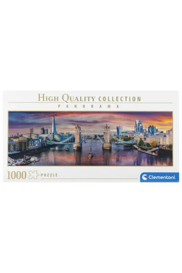 Puzzle 1000 el. Panorama HQ - Across the River Thames Clementoni