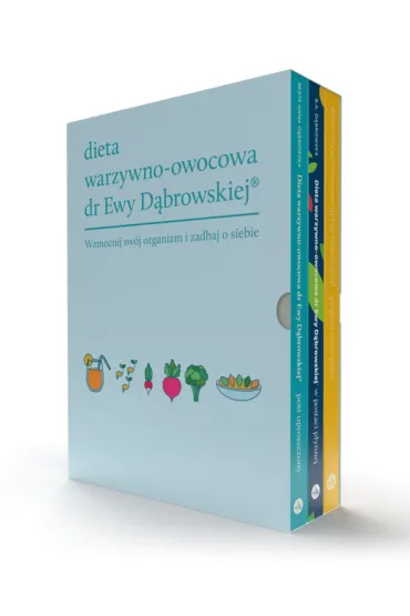 Paket: Dieta warzywno-owocowa dr Ewy Dbrowskiej - Beata Anna Dbrowska, Paulina  Borkowska