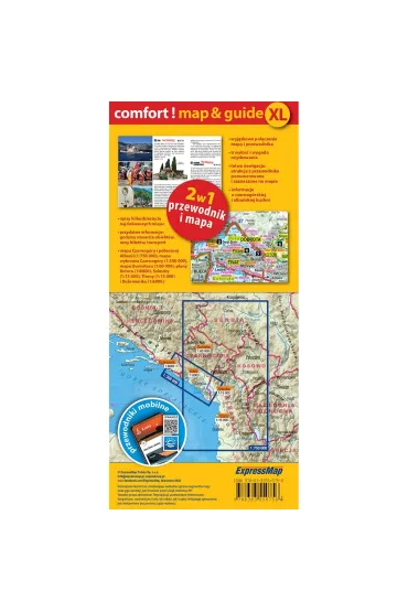 Czarnog�ra i P�nocna Albania map&guide XL PL laminat 2024 - Stanis�aw Figiel, Ewelina Szeratics