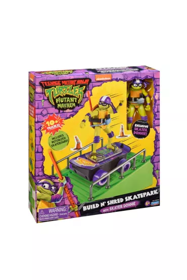 Wojownicze wie Ninja Skatepark Donatello, figurka Playmates