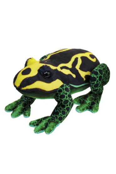 Maskotka ZOO �aba czarno ��ta 13cm Beppe