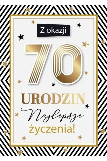 Armin Style Karnet Urodziny 70