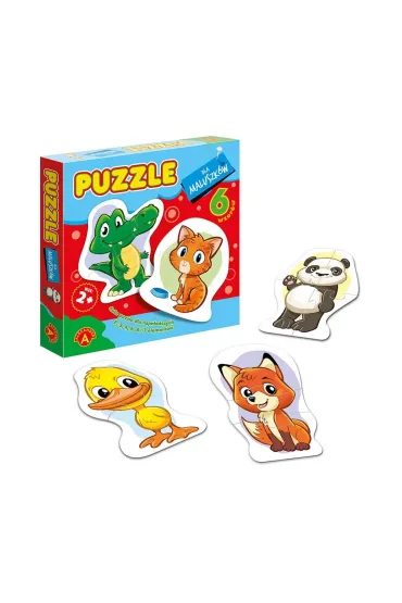 Puzzle dla maluszk�w 6 el. Krokodyl Alexander