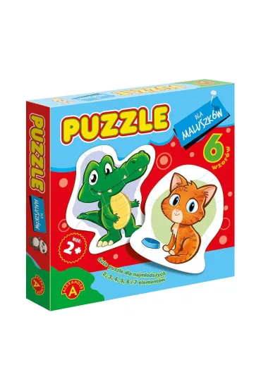 Puzzle dla maluszk�w 6 el. Krokodyl Alexander