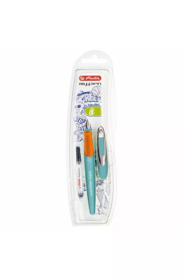Herlitz Pi�ro wieczne My.Pen L turkus/pomara�cz