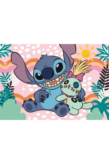Puzzle 60 el. SuperColor. Stitch Clementoni