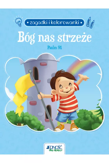 Zagadki i kolorowanki. B�g nas strze�e. Psalm 91 - Agnes De Bezenac, Salem De Bezenac