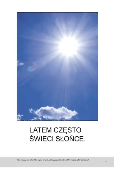 Lato. Bardzo proste czytanki dla dzieci