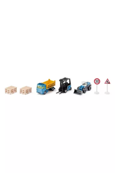 GIFT SET - Zestaw pojazd�w budowlanych Siku Super S6336