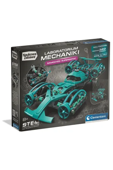 Laboratorium mechaniki. Samoch�d Supersonic Clementoni